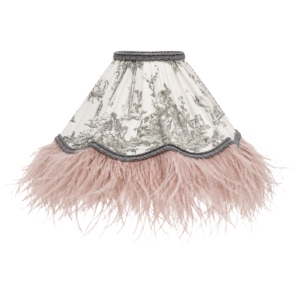 Grey Toile de Jouy Hetty Feather