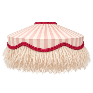 Raspberry Ripple Lampshade